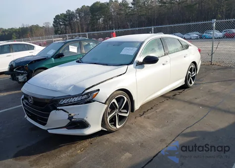 2022 Honda Accord Sport z USA, uszkodzony, nr VIN 1HGCV1F31NA103307